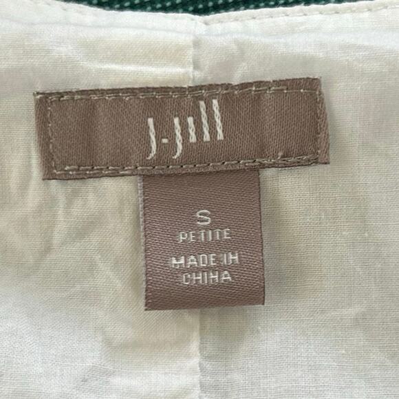 💗Sold💗not for sale💗J.Jill Women Linen Sleeveless Mini Dress Preppy Resort Minima - Picture 3 of 8